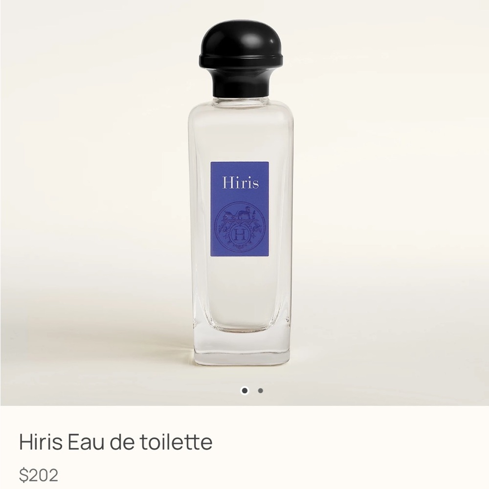Hermes Hiris Perfume with Black Cap - Picture 2 of 5